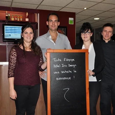 Hotel Inn Design & Restaurant Nantes מלון 3*